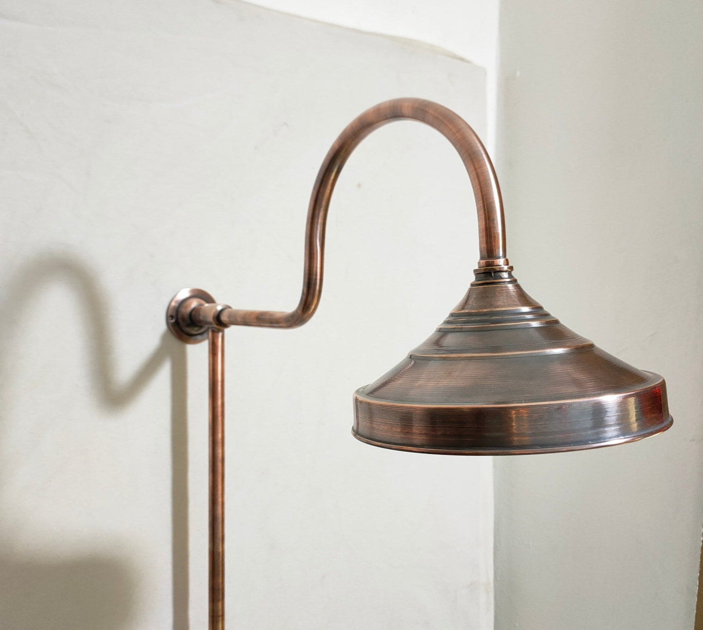 Copper Indoor and outdoor Shower System High Pressure with Round Shower Head - Brasska