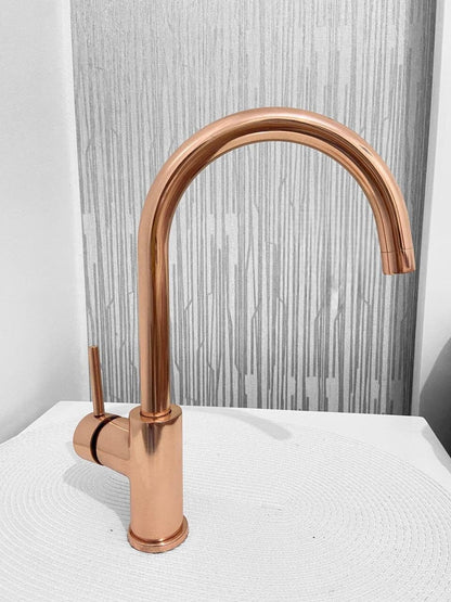 Copper Kitchen Mixer Tap Single Handle - Brasska