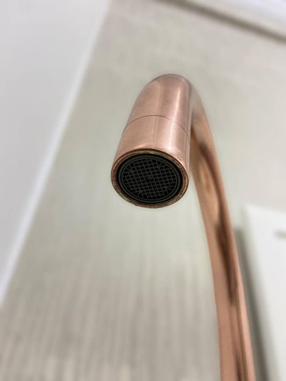 Copper Kitchen Mixer Tap Single Handle - Brasska