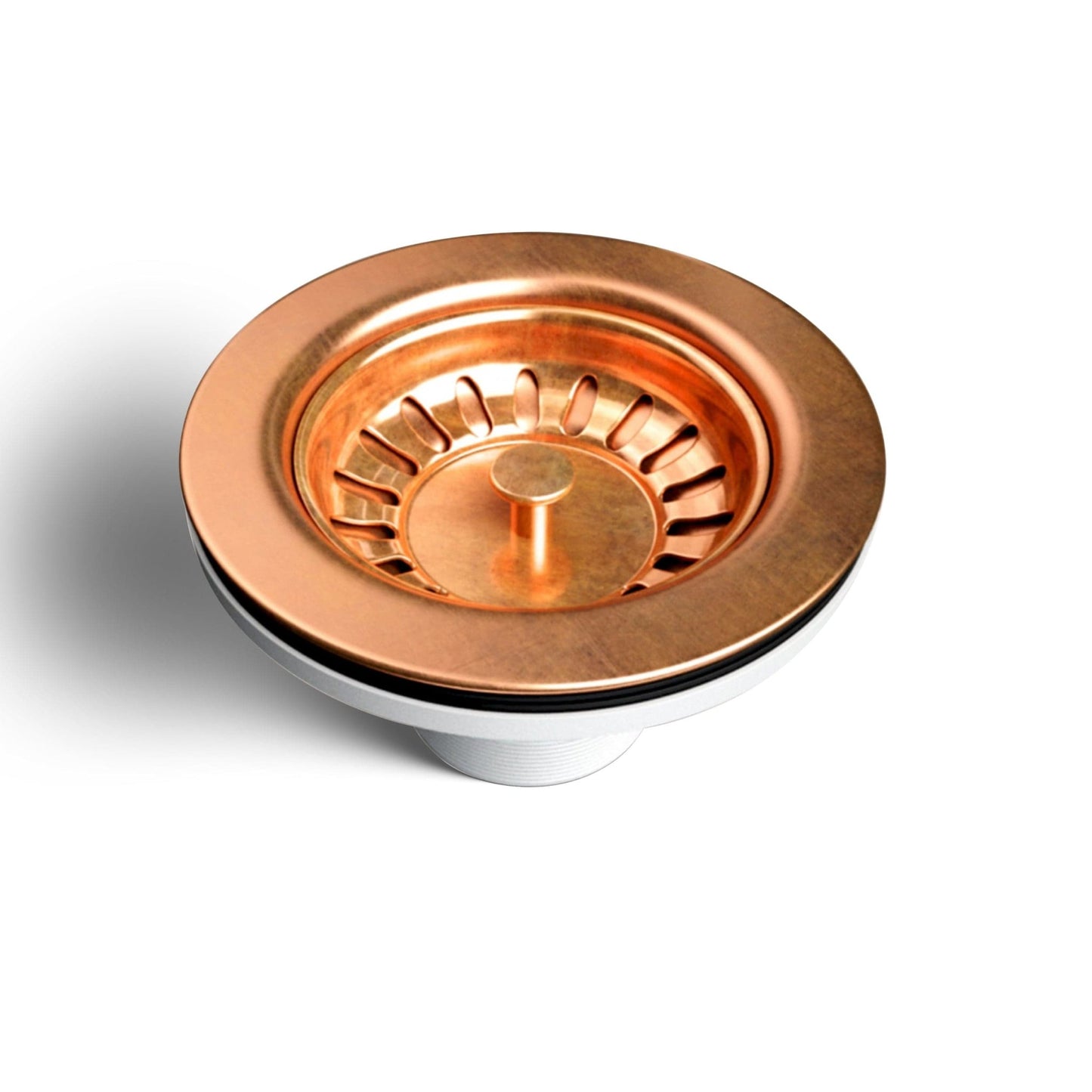 Copper Kitchen Sink Drain with a Basket Strainer - Brasska