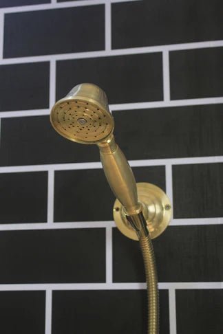 Copper Outdoor Shower ,Exposed Wall Mounted Copper Shower System ,Industrial design Shower - Brasska