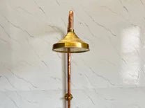 Copper Outdoor Shower ,Exposed Wall Mounted Copper Shower System ,Industrial design Shower - Brasska