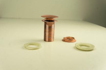 Copper Pop-Up Sink Drain - Brasska