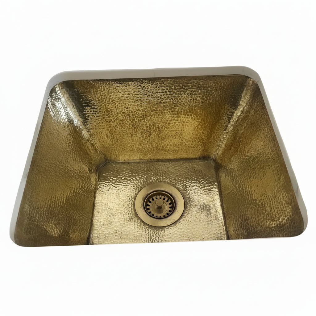 Dubai Brass Kitchen Sink - Brasska