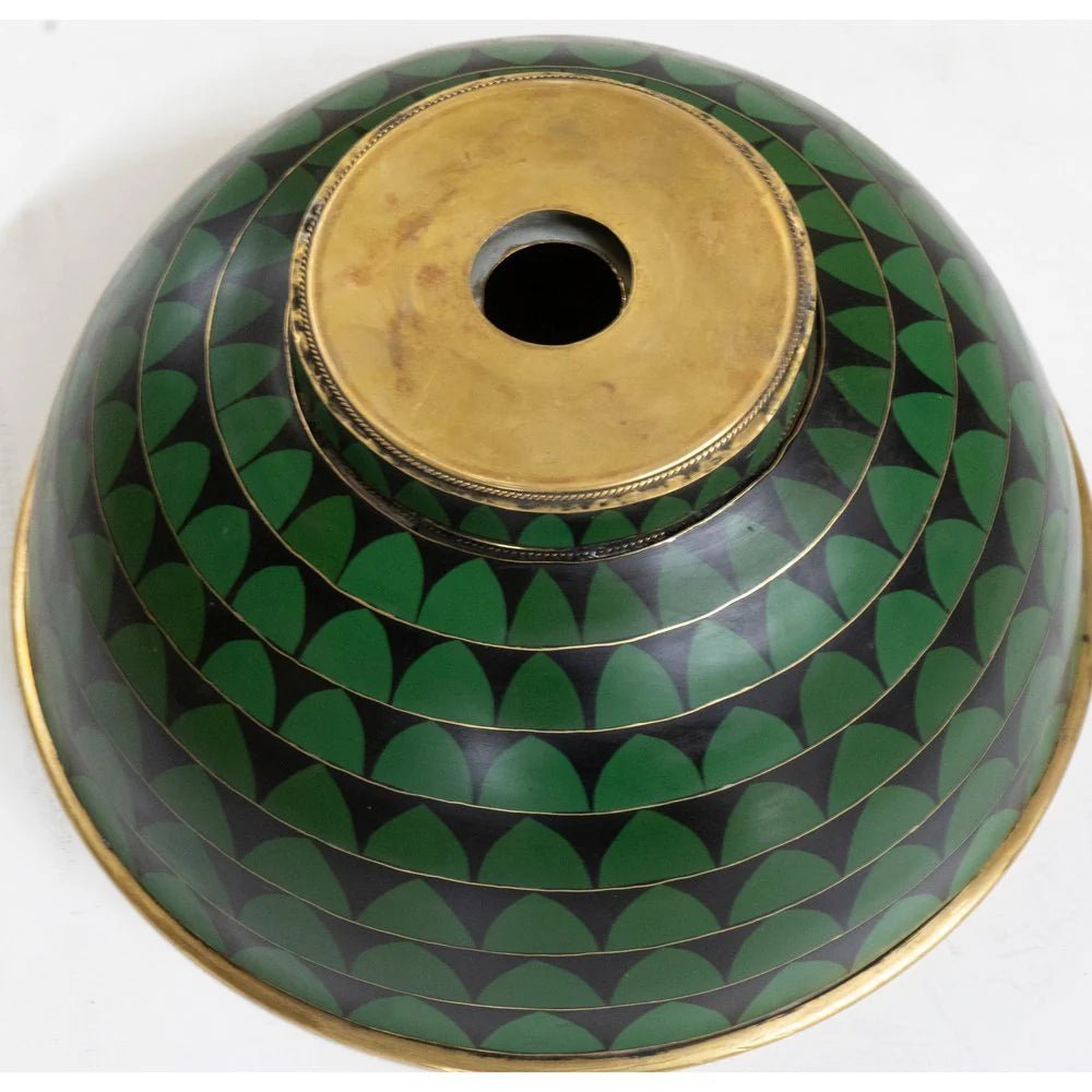 Hammered Brass And Wood Vessel Sink - Brasska