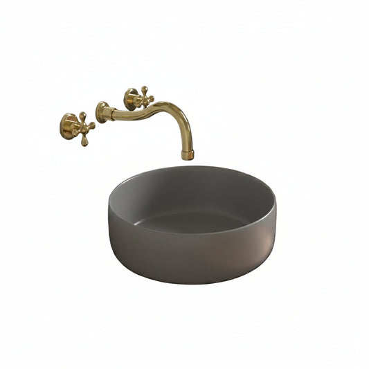 Handcrafted Brass Wall Mounted Faucet - Brasska