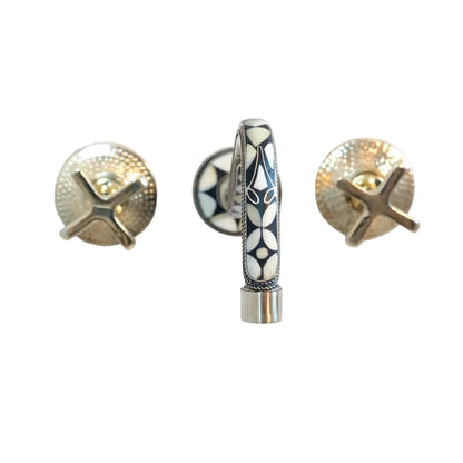 Handcrafted Cobra Wood & Brass Wall Mounted faucet - Brasska