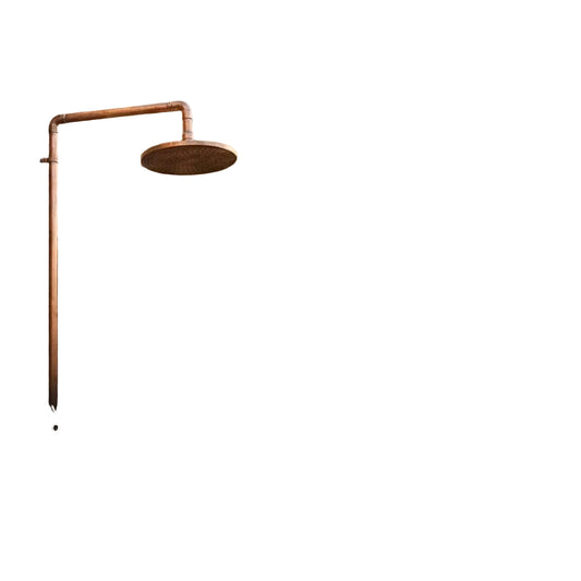Handmade Copper Outdoor Rain Shower Head - Brasska