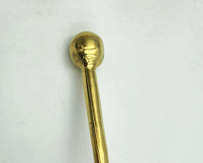 Handmade Unlacquered Brass Toilet Paper Holder – Minimalist Wall Mounted Bathroom Hardware - Brasska