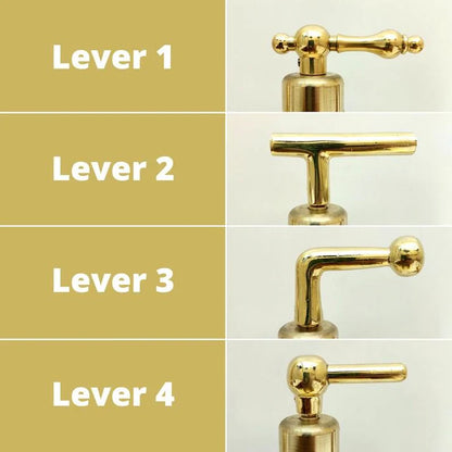 nlacquered Brass Tub Filler Bathtub Faucet with Hand Shower
