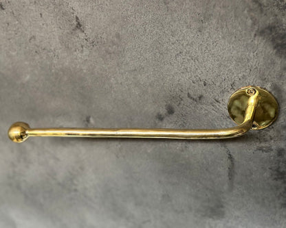 Unlacquered Brass Toilet Paper Holder, Tissue Paper Holder, Toilet Roll Holder