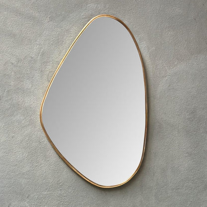 asymmetrical Wall Mirror - Brass Bathroom Mirror