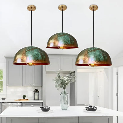 Handmade Hammered Copper Pendant Light – Moroccan Hanging Ceiling Lamp