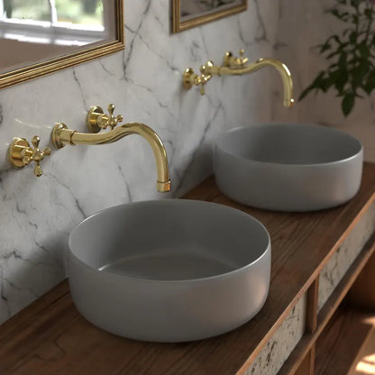 Handcrafted Brass Wall Mounted Faucet