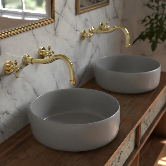 Handcrafted Brass Wall Mounted Faucet