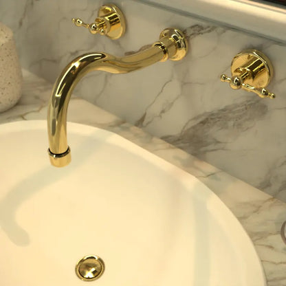 Handcrafted Brass Wall Mounted Faucet