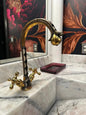 Artisan Brass Bathroom Faucet – Double Handle