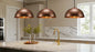 Brass & Copper Pendant Lights for Kitchen Island