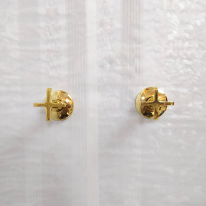 Antique Brass Shower System – Square Rain Shower Head with Dual Cross Handles