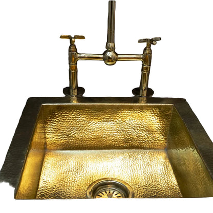 Island Solid Undermount Brass Sink - Brasska