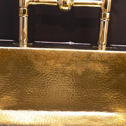 Island Solid Undermount Brass Sink - Brasska