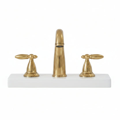 Luxury Brass Bathroom Faucet | Handmade Unlacquered Brass Sink Tap | Timeless Elegance by Brasska - Brasska