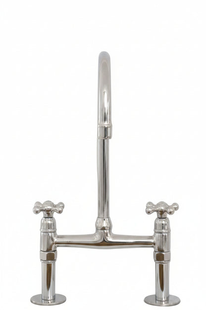Luxury Brass Kitchen Faucet with Undermount Brass Sink - Brasska