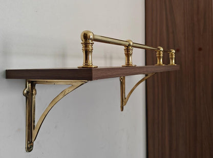 Luxury copper kitchen rack - elegant display for cups - Brasska