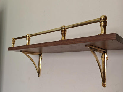 Luxury copper kitchen rack - elegant display for cups - Brasska