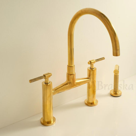 Mykonos Bridge Faucet - Brasska