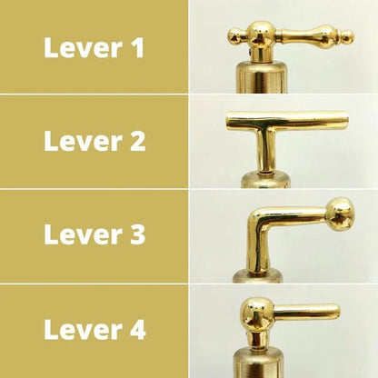 nlacquered Brass Tub Filler Bathtub Faucet with Hand Shower - Brasska