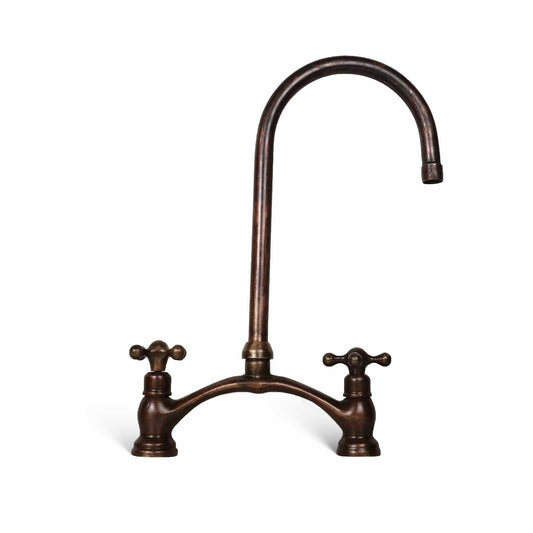 Oil Rubbed Bronze Kitchen Faucet, Rustic Faucet in different finishes - Brasska