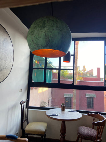 Oxidized Copper Rustic Pendant Light - Brasska