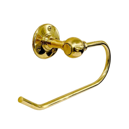 Polished Brass Toilet Paper Holder - Brasska