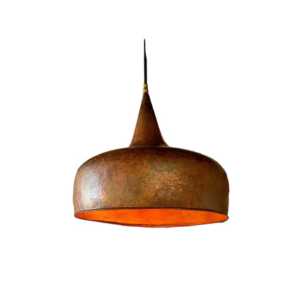 Rustic Antique Copper Kitchen Island Pendant Light - Brasska