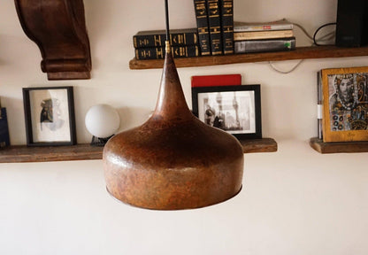 Rustic Antique Copper Kitchen Island Pendant Light - Brasska