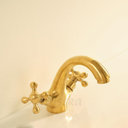 Single Hole Bathroom Vanity Faucet - Brasska
