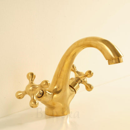 Single Hole Bathroom Vanity Faucet - Brasska