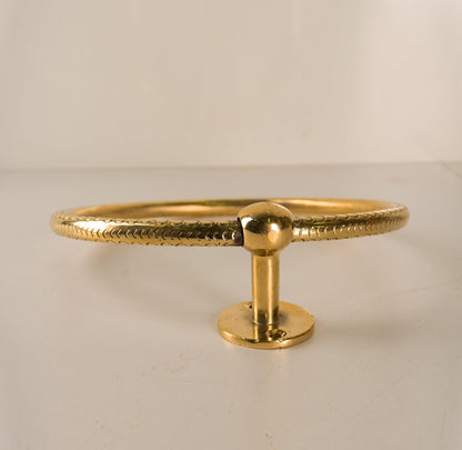 Solid Brass Towel Ring For Bathroom - Brasska