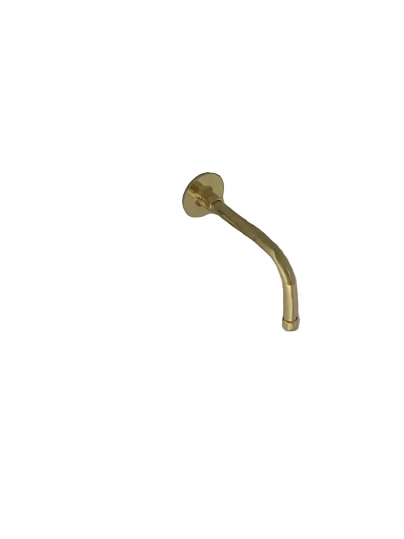 Solid Brass Wall-Mounted Bathtub Spout - Brasska
