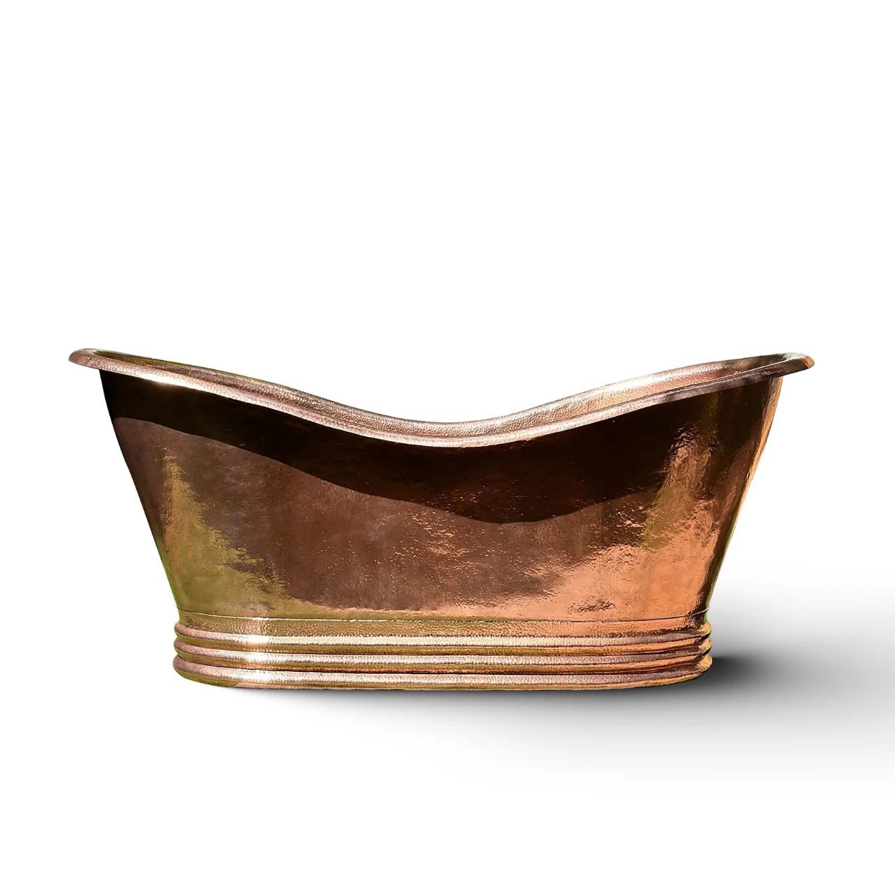 Solid Copper Bathtub - Copper Soaking Tub - Brasska