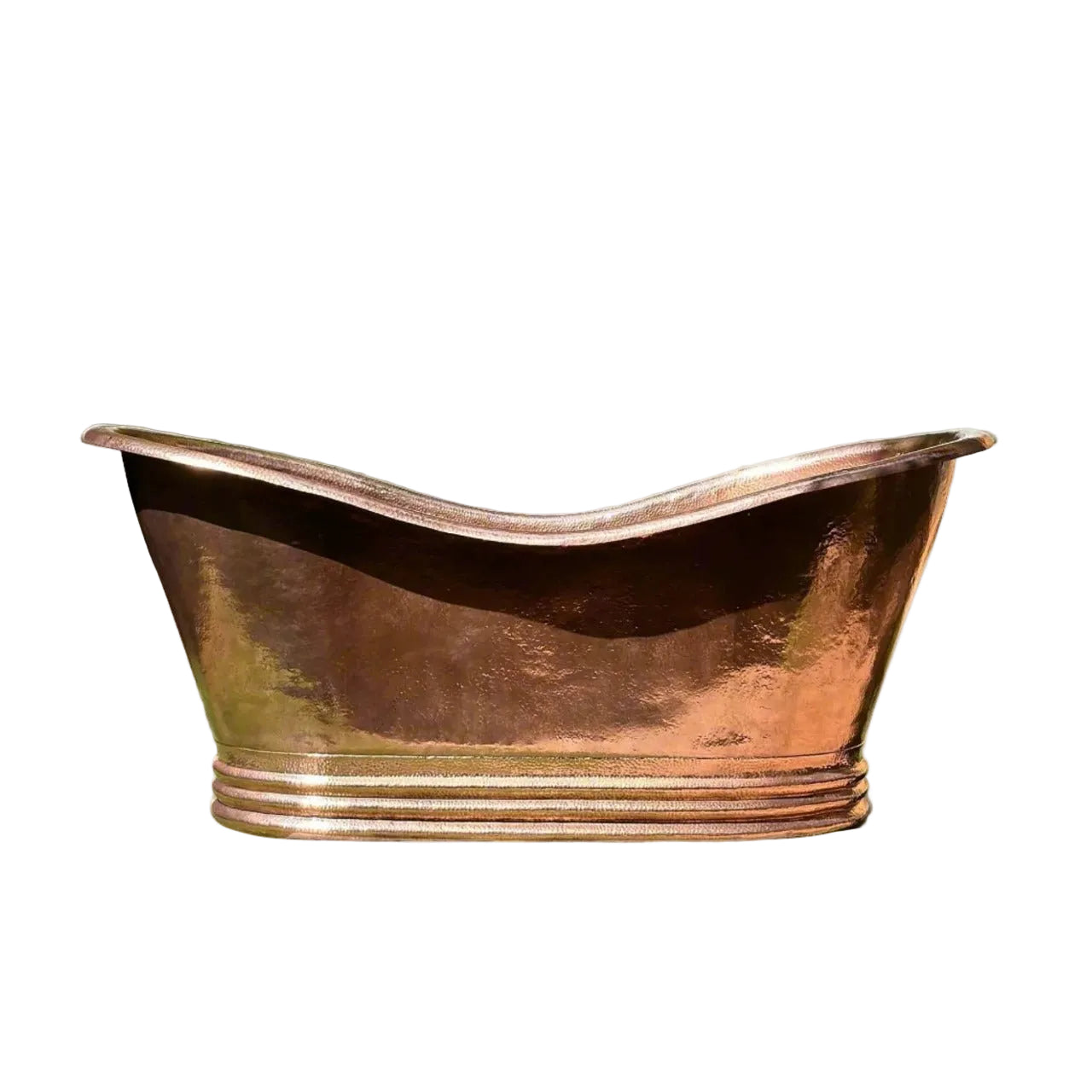 Solid Copper Bathtub - Copper Soaking Tub - Brasska
