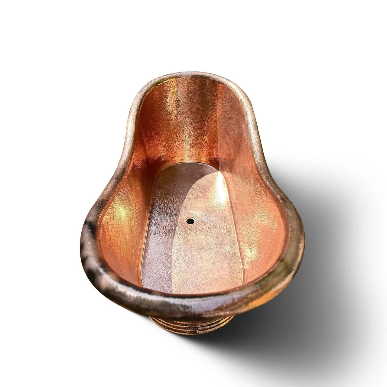 Solid Copper Bathtub - Copper Soaking Tub - Brasska