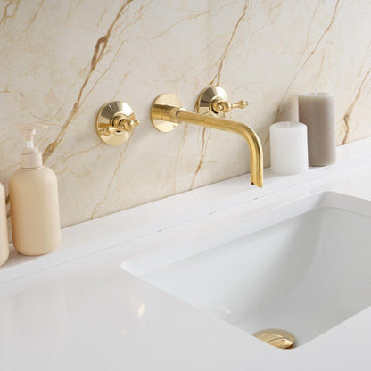 Timeless Brass Bathtub Faucet | Handcrafted Unlacquered Brass Tub Filler | Brasska Design - Brasska