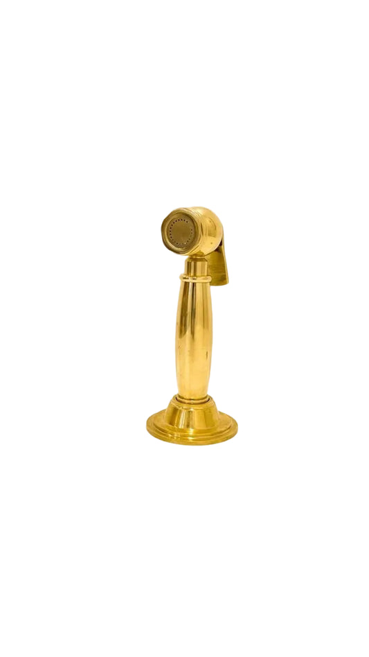 Uncoated solid brass side sprayer faucet, kitchen sprayer - Brasska