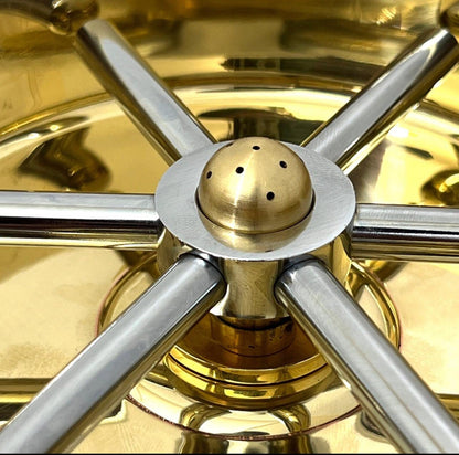 Unlacquered Brass Glass Rinser For Kitchen Sinks - Brasska