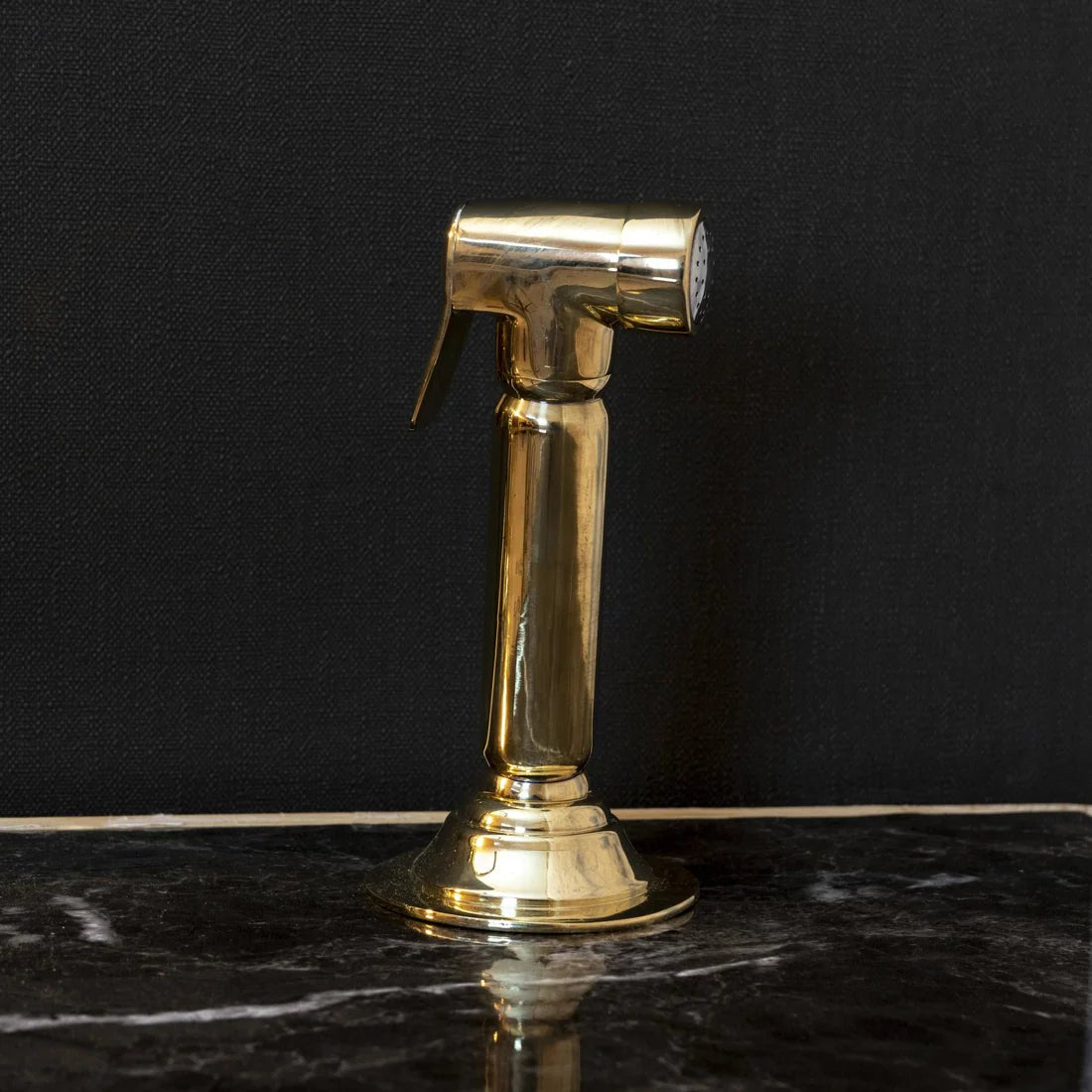 Unlacquered Brass kitchen side sprayer - Brasska