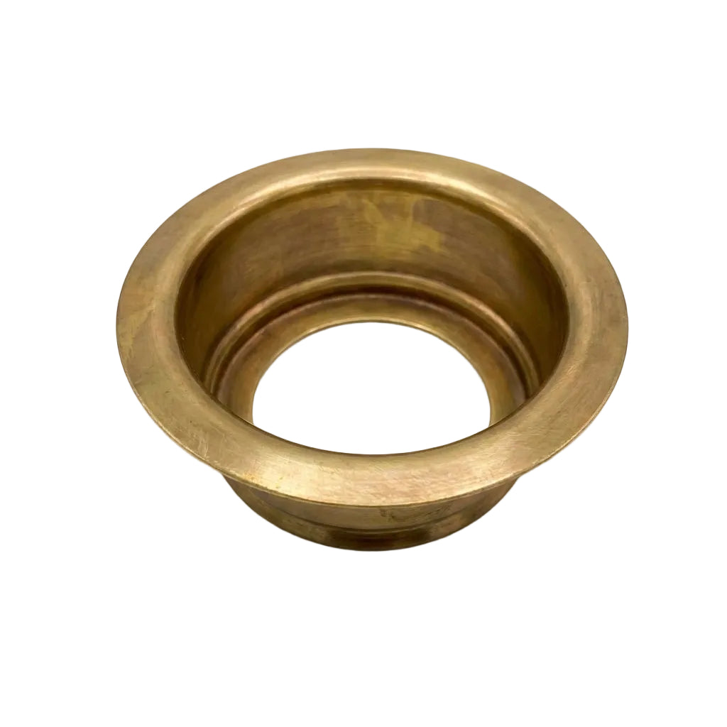 Unlacquered Brass Sink Disposal Flange & Basket Strainer - Brasska