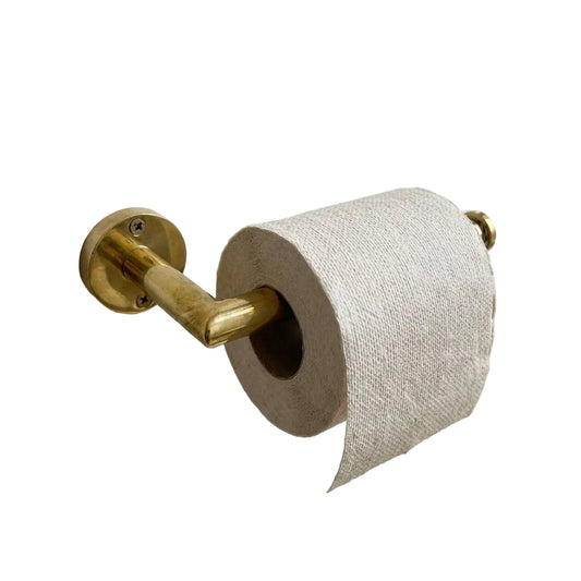 Unlacquered brass Toilet Paper Roll Holder - Brasska