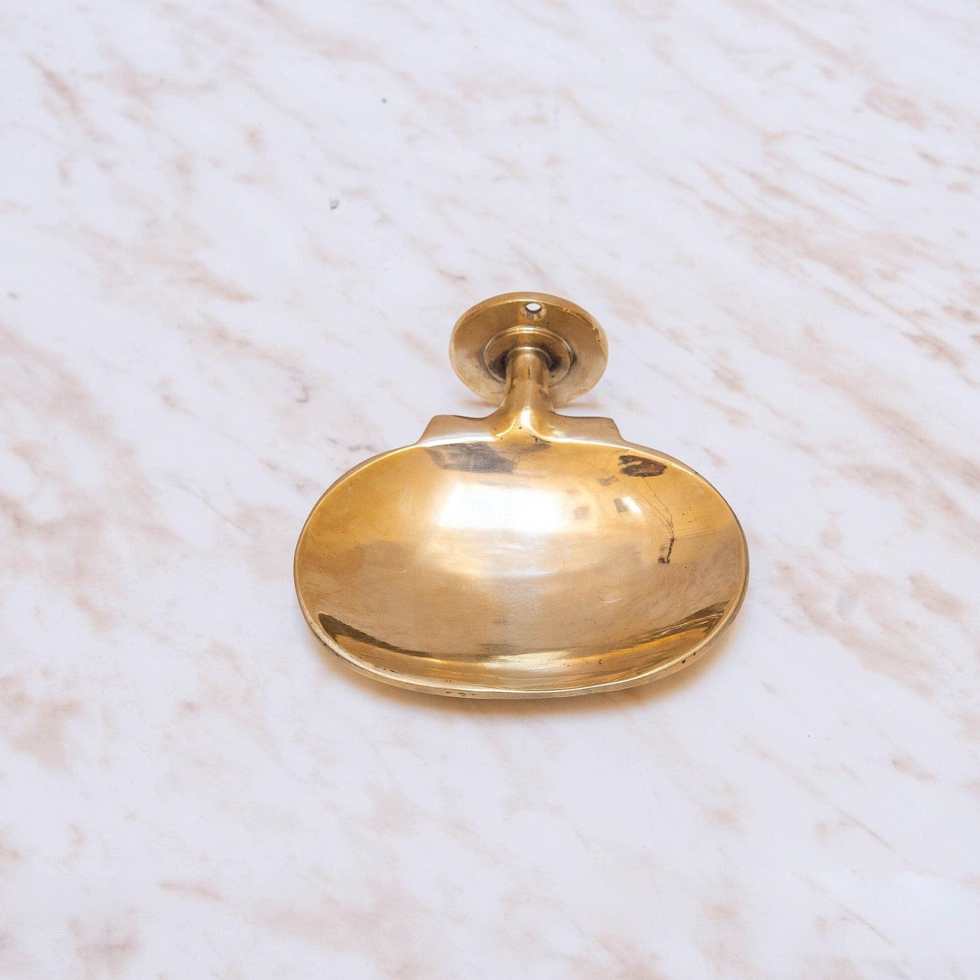Unlacquered Brass Wall Mounted Soap Dish - Brasska